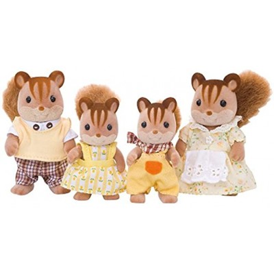 Sylvanian Families 4172 Walnuss Eichhörnchen Familie Figuren für Puppenhaus
