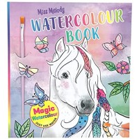 Depesche Miss Melody Water Colours Book 11162 Motiv B Pferde-Malbuch mit Pinsel