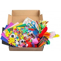NIDONE DIY Kunsthandwerkssätze Vorräte Tätigkeit Für Kleinkinder Modern Kid Crafting Set Supplies Kits Mit Plüschsticks Farbhandwerk Material Geschenke Für Mädchen Jungs