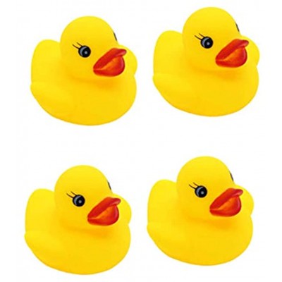 apofly Mini Kleine Gelbe Enten Schwimmende Ente Ducky Baby Bad Spielzeug Float & Quietschengummi Quetschen Spielzeug Badewanne Spielzeug Für Kinder