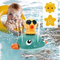 Baby Badespielzeug Wasserspielzeug Achort Kugelfisch Spray Automatische Schwimmende Baden Spielzeug Pool Badewannenspielzeug für Baby Kinder Kleinkinder Party Geschenk