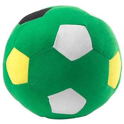 IKEA Stoffball"Sparka" Softball mit 20cm Durchmesser Fußball in GRÜN-WEISS waschbar keine Altersbeschränkung