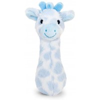 tachi Baby Stofftier Giraffe 15 cm Plüschtier Rassel Blau Kuscheltier Babygiraffe flauschig